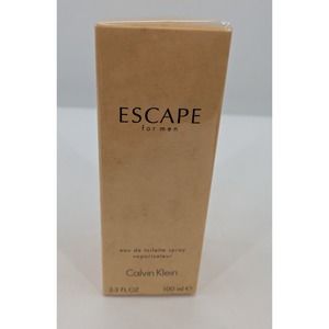Escape By Calvin Klein 3.3 oz EDT Spray New In Box Sealed Cologne For Men